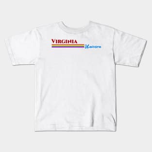 Virginia Unicorn Gift Kids T-Shirt